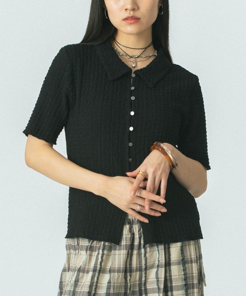 tシャツ COMPACT BUTTON TEE レディース