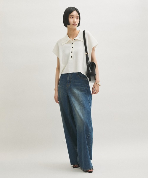 ADAM ET ROPE'（アダムエロペ） ポロシャツ ポロ 「WEB限定