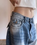 ワイドパンツ ジーンズ デニム デニムパンツ ...の詳細画像3