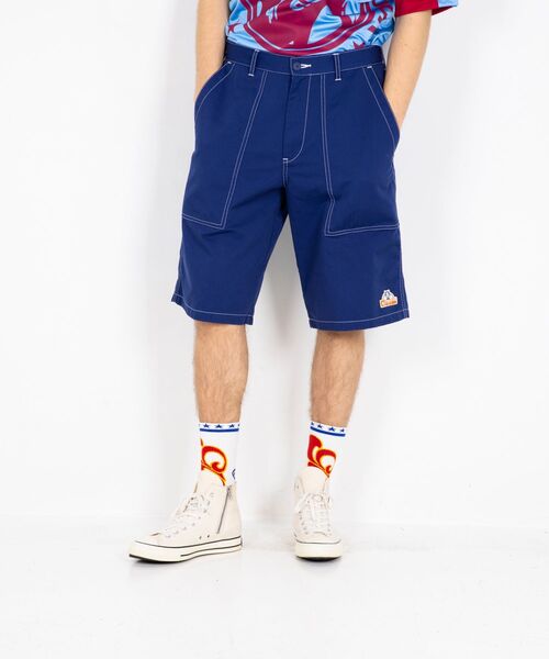 HYSTERIC GLAMOUR パンツ SEE NO EVILワッペン ベイカーショーツ