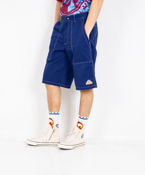 HYSTERIC GLAMOUR パンツ SEE NO EVILワッペン ベイカーショーツ