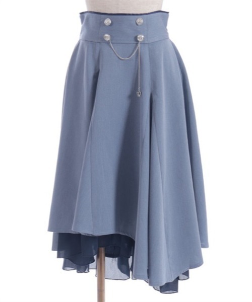 axes femme スカート アシメ×フレアミディスカート : ZOZOTOWN