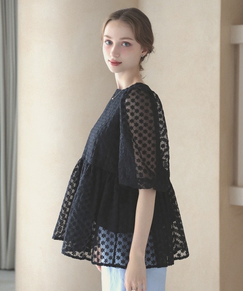 MERAKI フラワーシアートップス レディース : ZOZOTOWN Yahoo!店