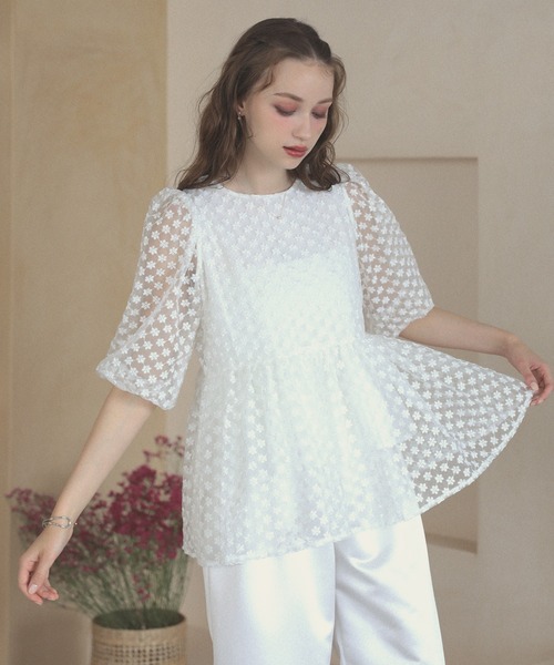 MERAKI フラワーシアートップス レディース : ZOZOTOWN Yahoo!店