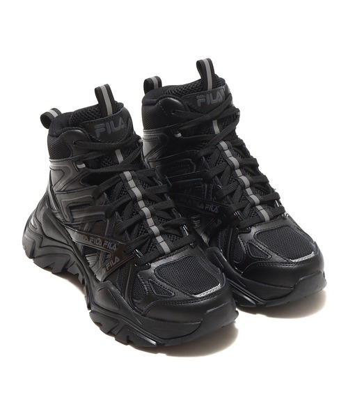 FILA 「FILA」 ハイカットスニーカー 26.0cm ブラック メンズ