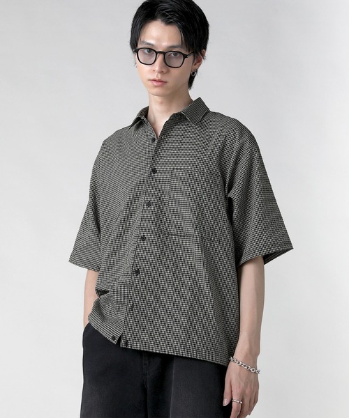 #ꓸENDRECHERIꓸ×ZOZO シャツ ENDRECHERI.（エンドリケリー）の「PLAID OPEN SHIRTS（シャツ