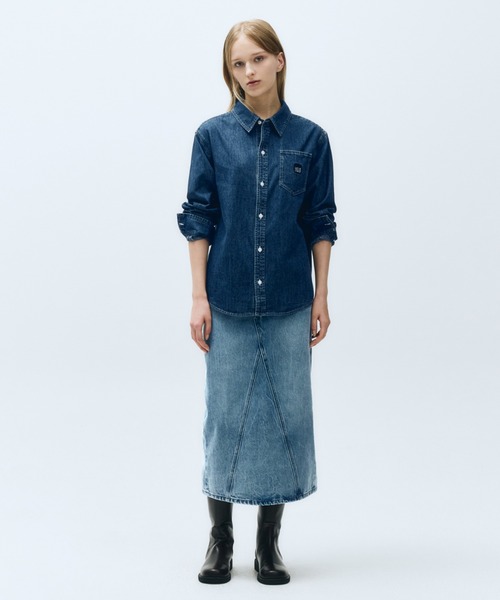 MARITHE FRANCOIS リテフランソワジルボー　スカート　デニム MARITHE + FRANCOIS GIRBAUD スカート W DENIM SKIRT : ZOZOTOWN