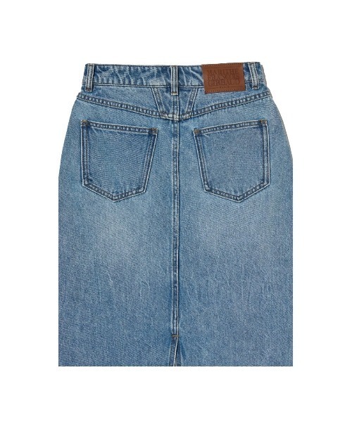 さらに100円引き◆MARITHE◆W DENIM PLEATS SKIRT さらに100円引き◇MARITHE◇W DENIM PLEATS SKIRT (Marithe +