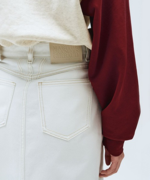 MARITHE + FRANCOIS GIRBAUD スカート W DENIM SKIRT : ZOZOTOWN