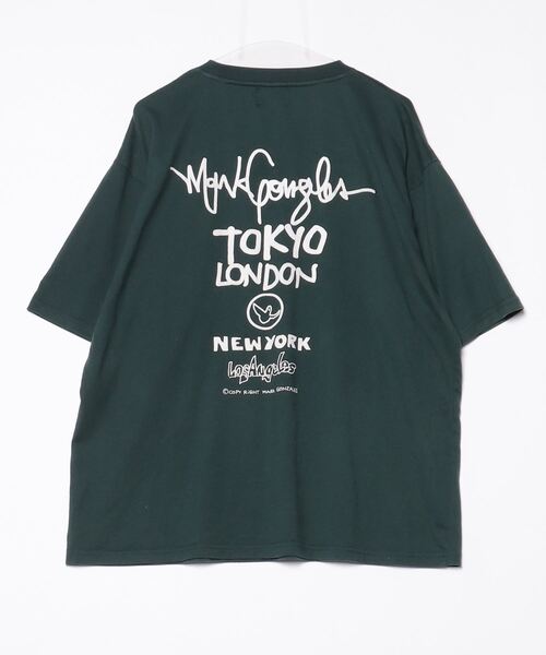 「Mark Gonzales」 半袖Tシャツ L グリーン メンズ