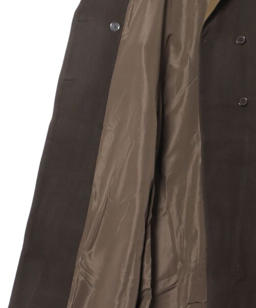 トレンチコート コート Wool blend long coat レディースの画像