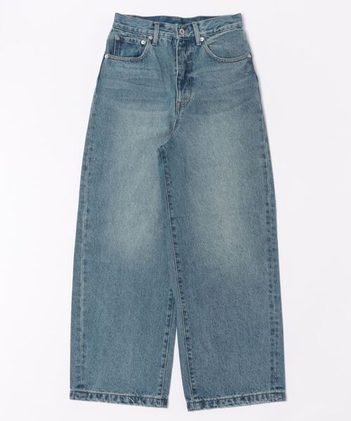 [DouDou] обработка Denim брюки 38 голубой женский 