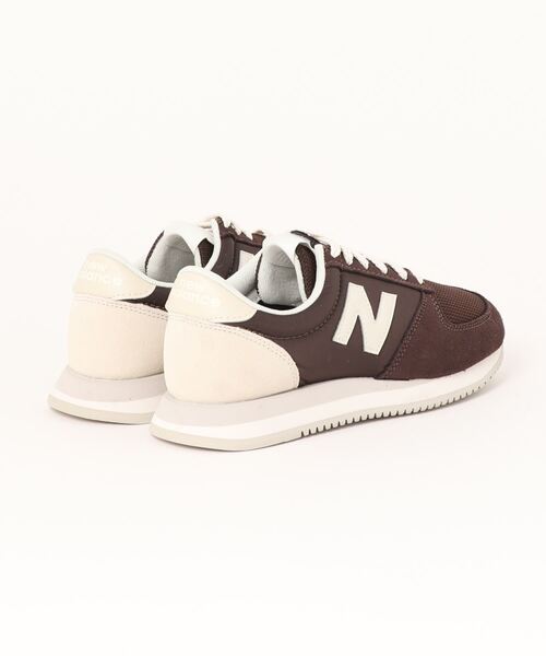 「New Balance」 ローカットスニーカー 24.5cm ダークベージュ レディース