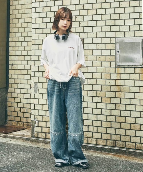 tシャツ 551蓬莱×UR　ドロストショートスリーブTシャツ レディース URBAN RESEARCH tシャツ 551蓬莱×UR ドロストショートスリーブT