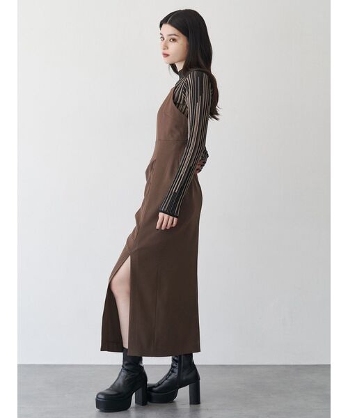 MURUA（ムルーア） ワンピース 「セットアップ対応」ストリングキャミ