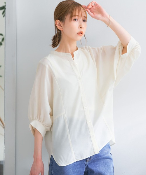 URBAN RESEARCH ROSSO（アーバンリサーチ ロッソ） 7分袖ブラウス FREE