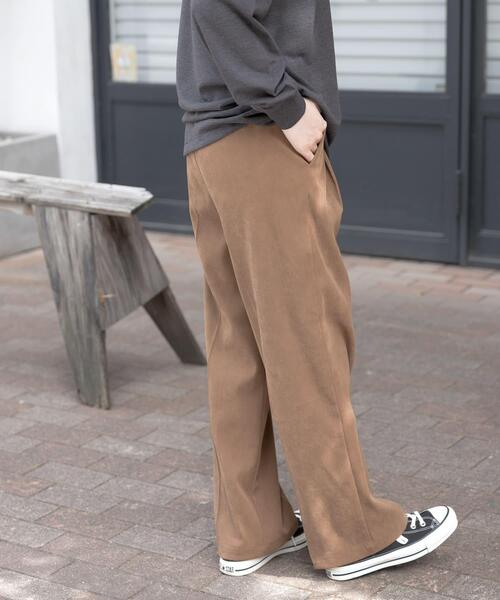 FORK&SPOON（フォークアンドスプーン） パンツ スエードライクパンツ