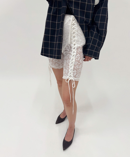 タグ付き　試着のみ　エディットフォールル　ユハンワン　レース　ショートパンツ タグ付き 試着のみ EDIT FOR LULU エディットフォールル YUHAN WANG