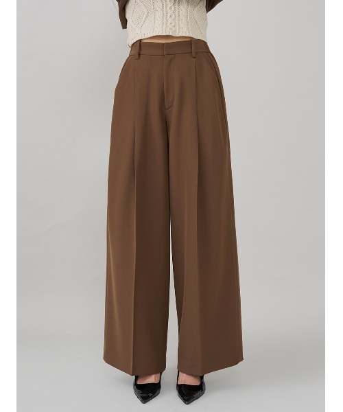 Darich（ダーリッチ） パンツ ワイドテーラードパンツ レディース
