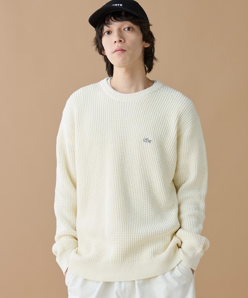 LACOSTE（ラコステ） セーター ニット ワッフルニットセーター メンズ