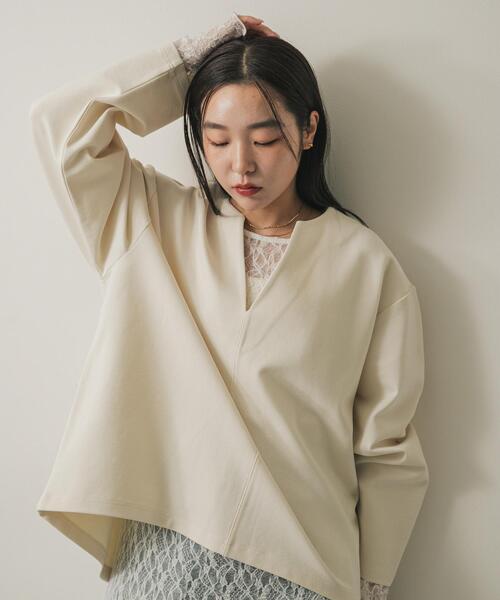 SENSE OF PLACE by URBAN RESEARCH スキッパールーズトップ レディース