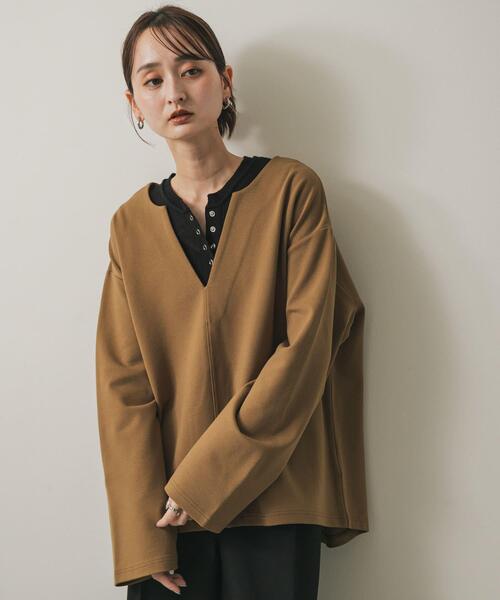 SENSE OF PLACE by URBAN RESEARCH スキッパールーズトップ レディース