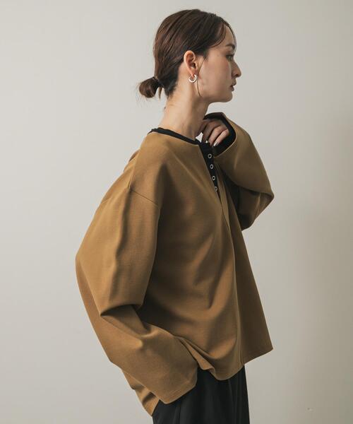 SENSE OF PLACE by URBAN RESEARCH スキッパールーズトップ レディース