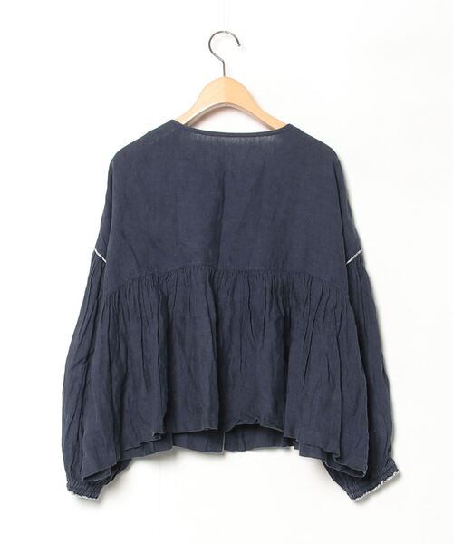 「nest Robe」 長袖ブラウス FREE ブルー レディース_画像2