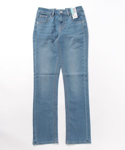 「C17」 デニムパンツ X-SMALL ライトインディゴブルー レディース_画像6