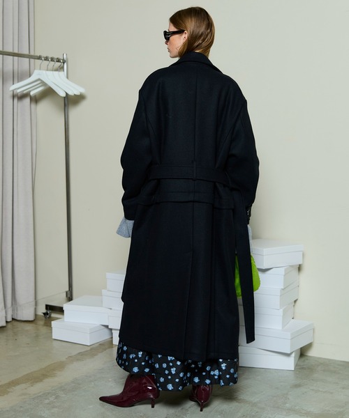 MAISON SPECIAL メゾンスペシャル アウター 黒 コート レディース MAISON SPECIAL（メゾンスペシャル） コート アウター 2way Stand