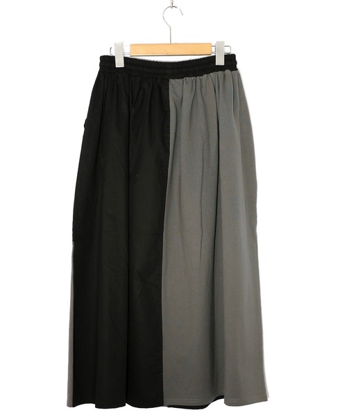 からす　1105040 ScoLar（スカラー） スカート 153652：レトロ異素材バイカラーワーク