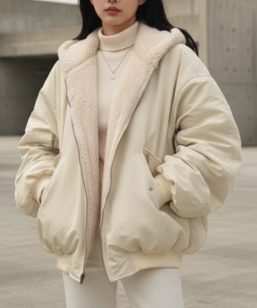 cammie コート アウター リバーシブルMA−1 レディース : ZOZOTOWN