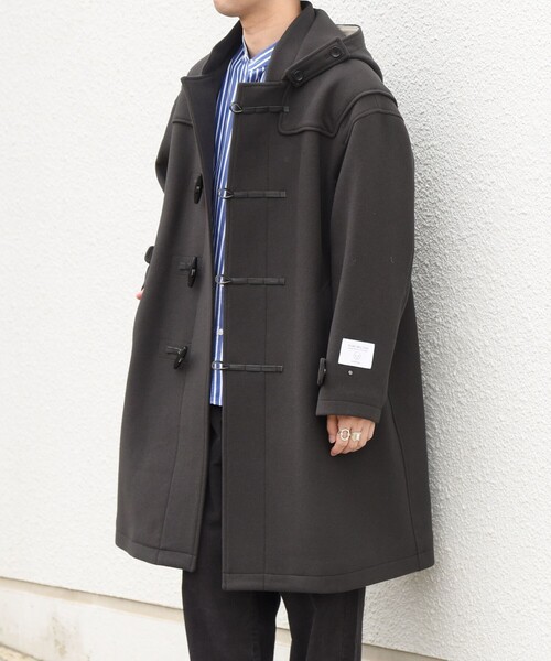 SHIPS any ダッフルコート コート PURE WOOL MELTON ダッフル 26AW