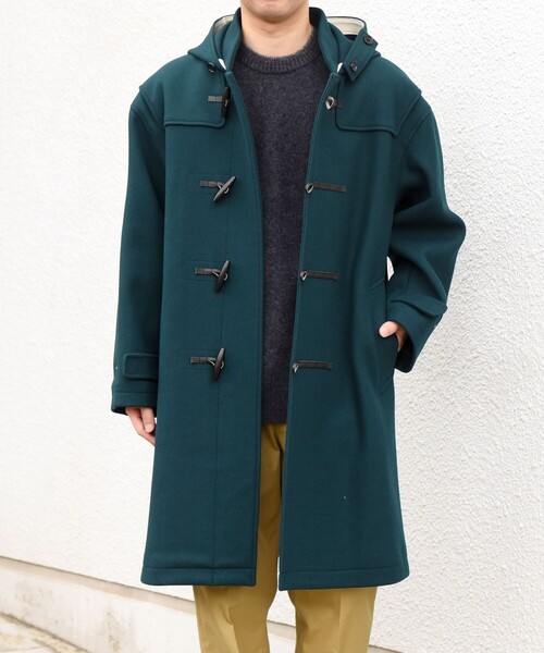 SHIPS any ダッフルコート コート PURE WOOL MELTON ダッフル 26AW