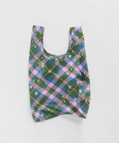 BAGGU（バグゥ） エコバッグ BABY BAGGU 607.グリーンスターチェック