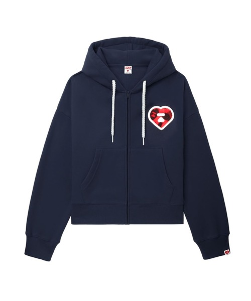 A BATHING APE（アベイシングエイプ） パーカー CAMO CHENILLE