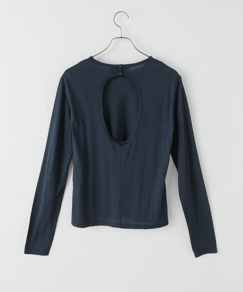 エミリーウィーク（emilyweek）/【babaco/ババコ】Wool Jersey Open Back プルオーバー EMILY WEEK（エミリーウィーク） tシャツ 「babaco/ババコ」Wool