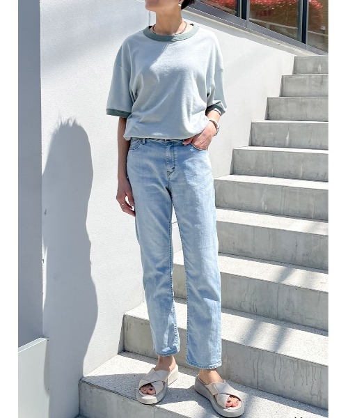 YANUK（ヤヌーク） デニムパンツ 25inch ライトブルー レディース