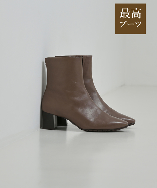 「PICHE ABAHOUSE」 ショートブーツ 36 ブラック レディース_画像2