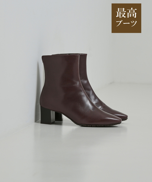 「PICHE ABAHOUSE」 ショートブーツ 36 ブラック レディース_画像3