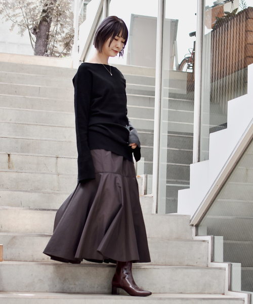 「PICHE ABAHOUSE」 ショートブーツ 36 ブラック レディース_画像5