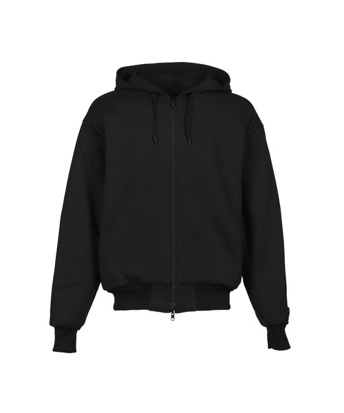 DAIWA PIER 39 ダブルジップリバーシブルパーカー ブラック DAIWA PIER39（ダイワ ピア39） パーカー TECH SWEAT DOUBLE FACE