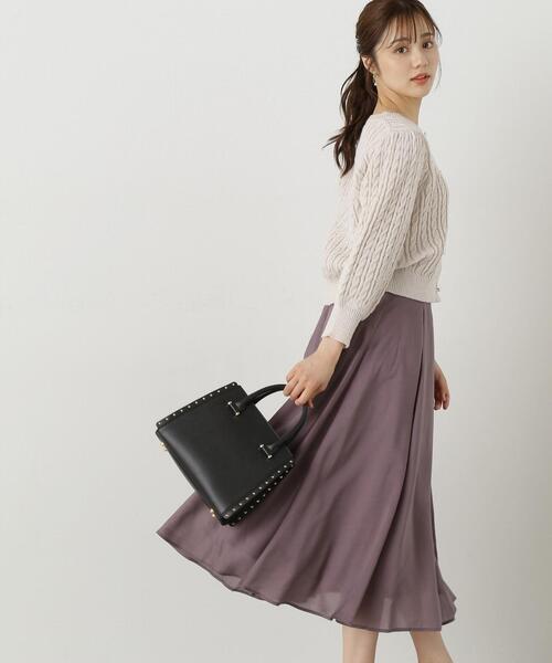 「PROPORTION BODY DRESSING」 「EDIT COLOGNE」フレアスカート MEDIUM ダークグレー レディース_画像7