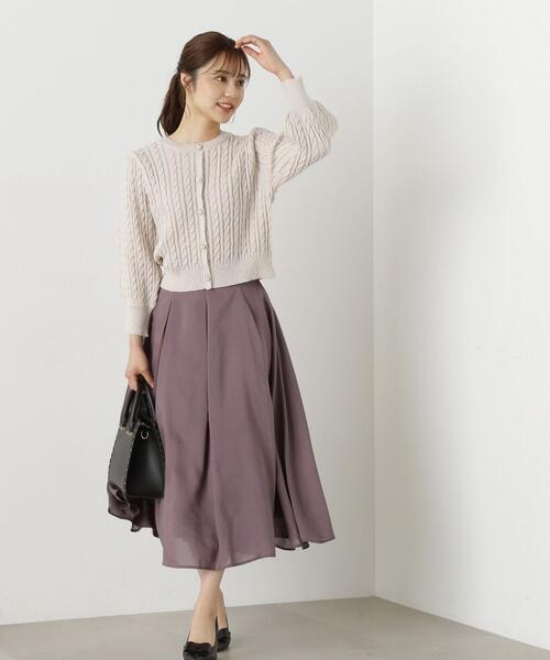「PROPORTION BODY DRESSING」 「EDIT COLOGNE」フレアスカート MEDIUM ダークグレー レディース_画像8
