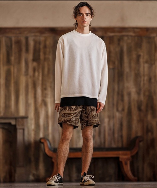 「CAMBIO」 ハーフパンツ L ブラック メンズの画像