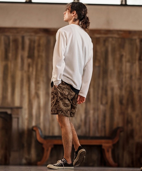「CAMBIO」 ハーフパンツ L ブラック メンズの画像
