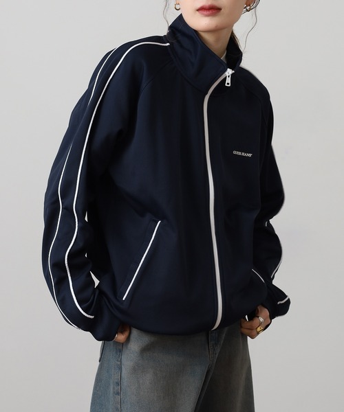 ジャージ GUESS JEANS トリコットトラックジャケット メンズ