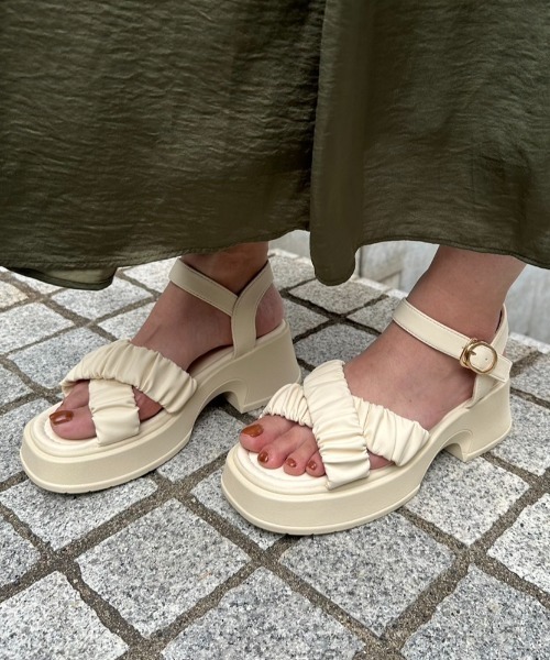 「Shoes in Closet」 ヒールサンダル L ブラック レディース_画像6