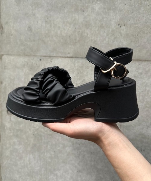 「Shoes in Closet」 ヒールサンダル L ブラック レディース_画像7
