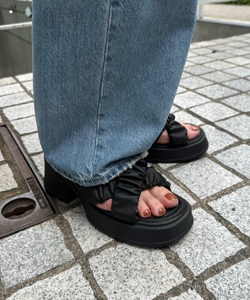「Shoes in Closet」 ヒールサンダル L ブラック レディース_画像8
